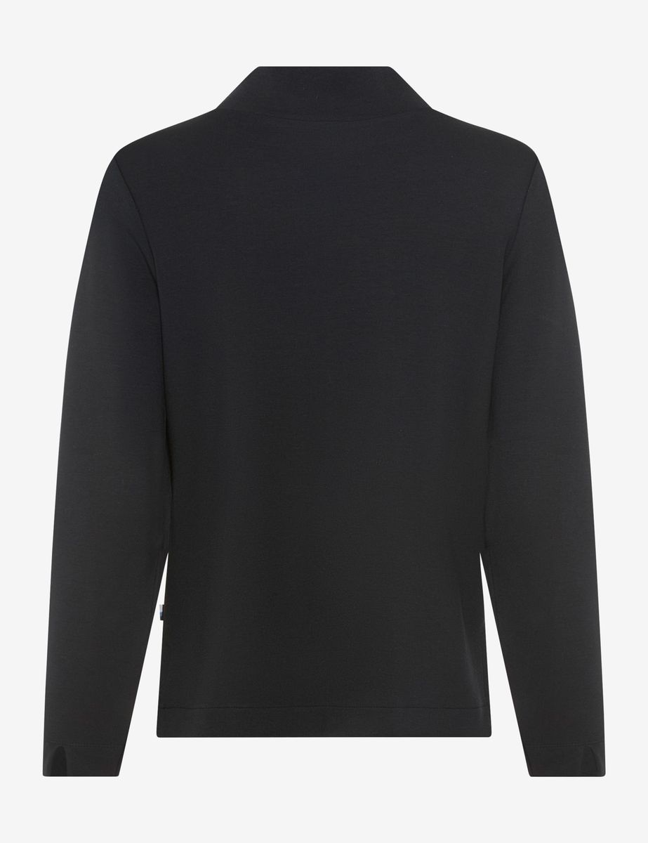 Damen Langarmshirt mit Stehkragen