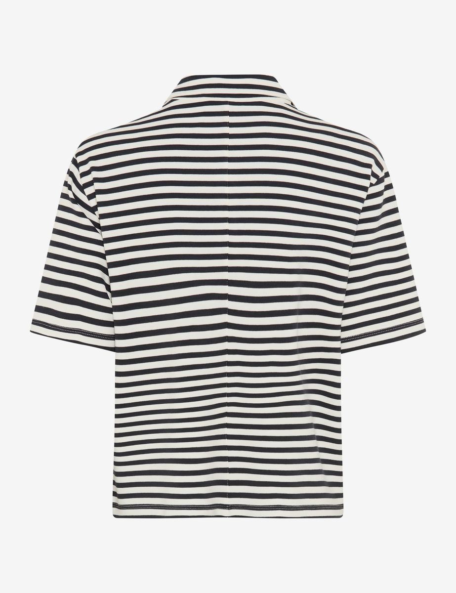 Gestreiftes Kurzarm-Poloshirt
