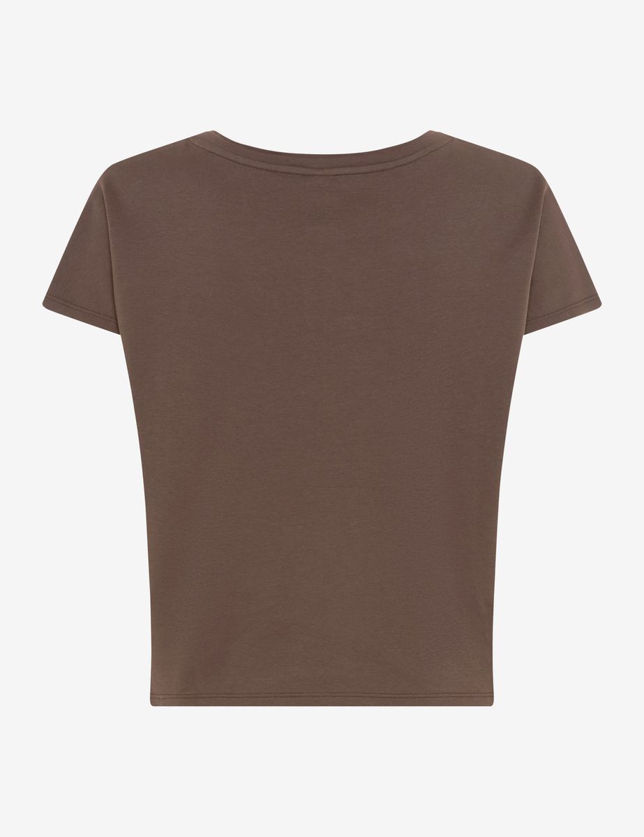Klassisches T-Shirt aus Baumwolle mit entspannter Passform