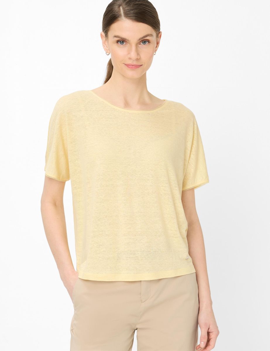 Lässiges Leinen T-Shirt