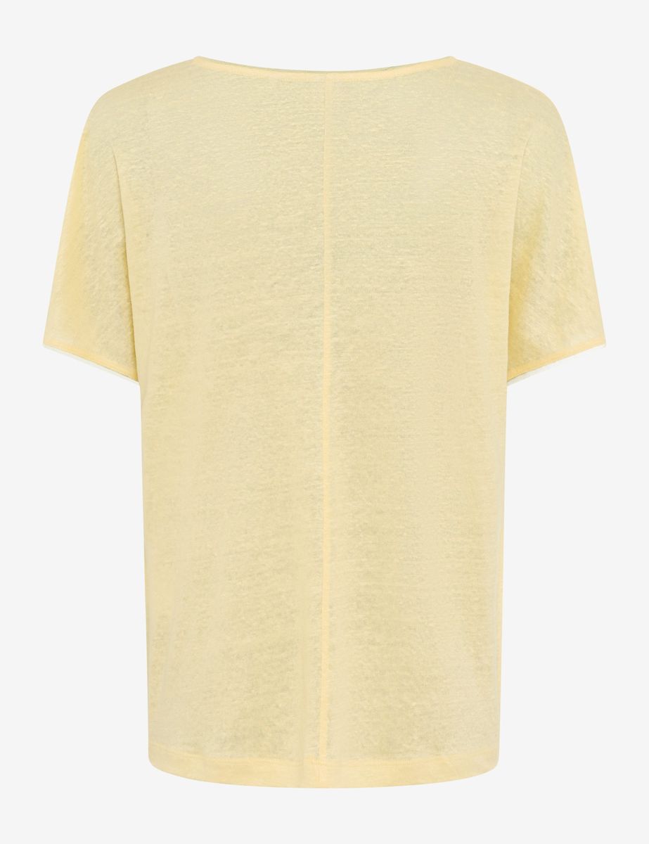 Lässiges Leinen T-Shirt