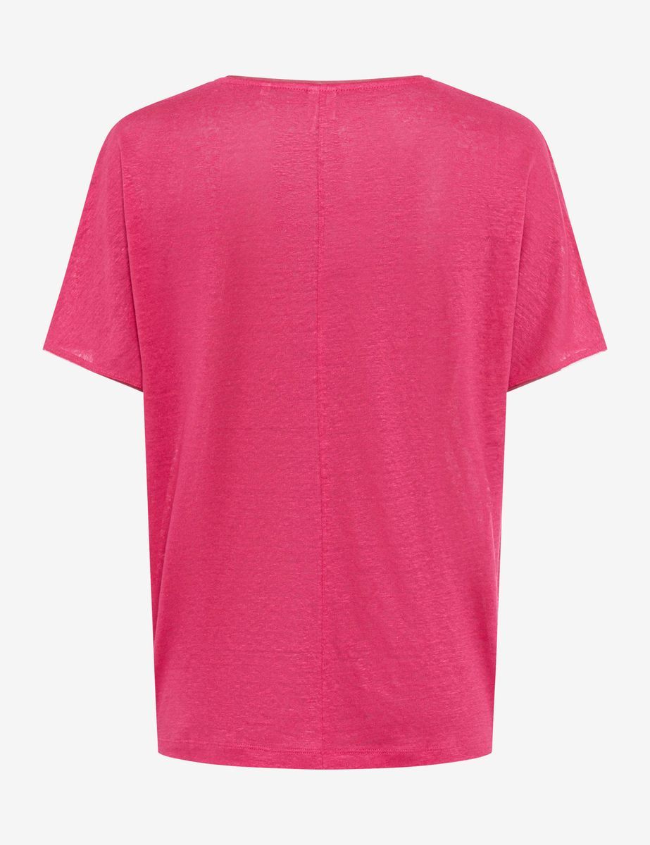 Lässiges Leinen T-Shirt mit Dolmanärmeln