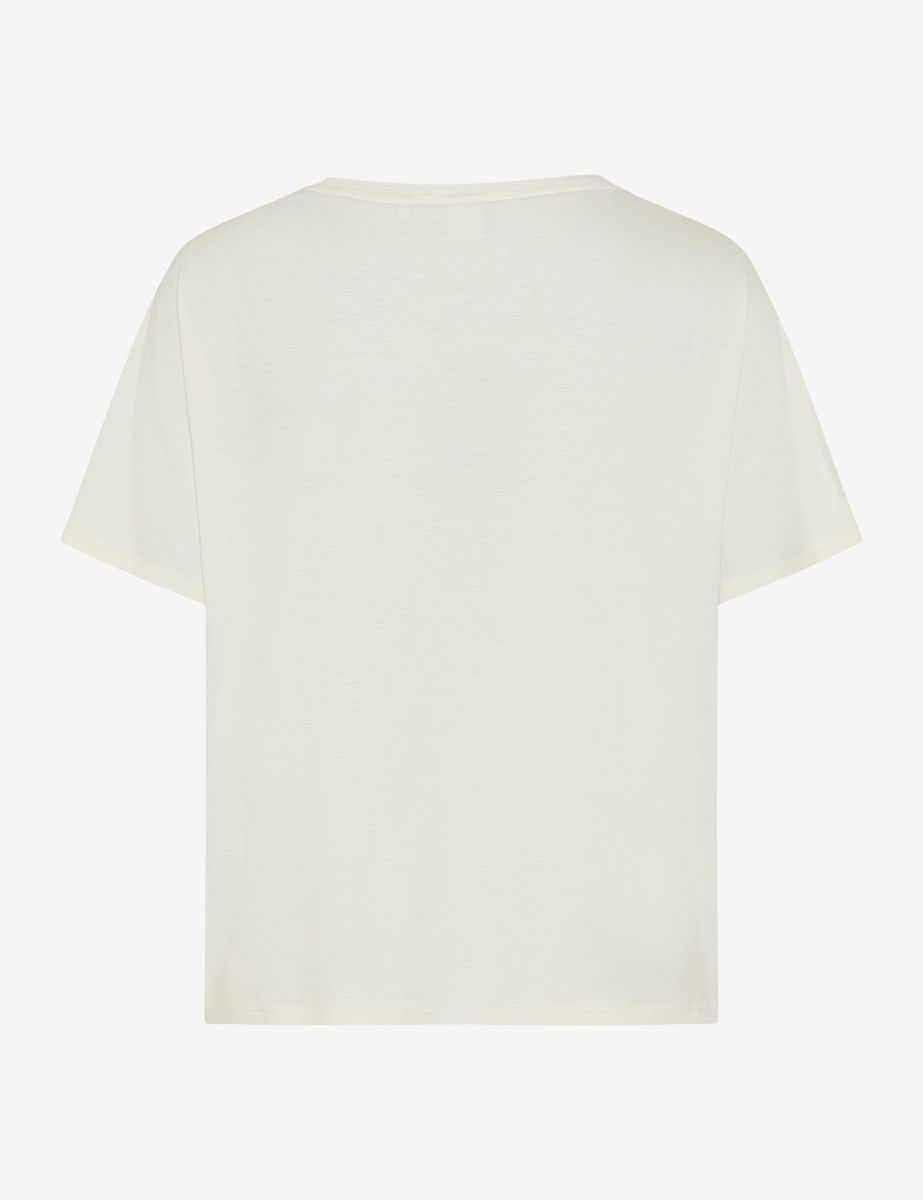 Brax Damen Shirt Style CARLA S soft ecru, cremeweiß, Gr. 34