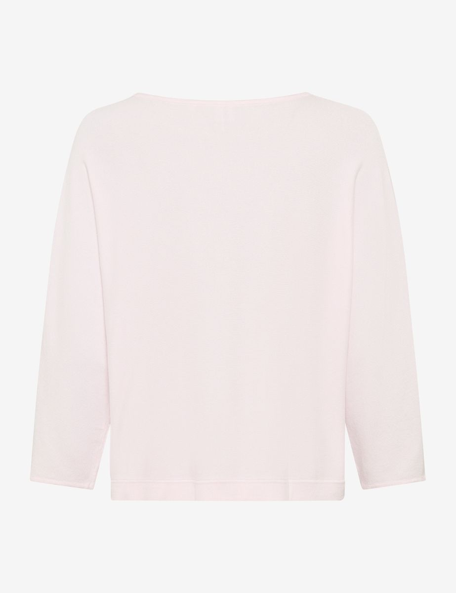 Relaxter Strickpullover mit U-Boot-Ausschnitt