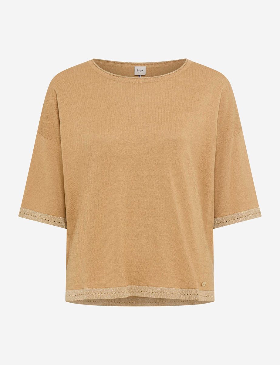 Brax Damen  Style NOEMI golden beige, Beige, Gr. 32
