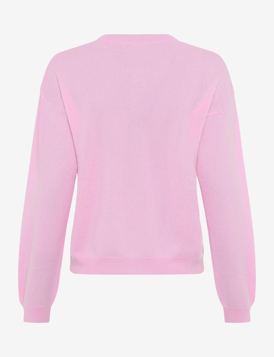 Brax Damen Strickjacke Style ANN, Rosa, Gr. 36