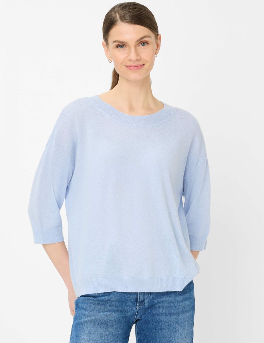Brax Damen Pullover Style LISA, hellblau, Gr. 36