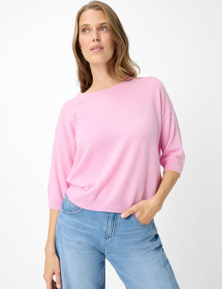 Brax Damen Pullover Style LISA, Rosa, Gr. 36