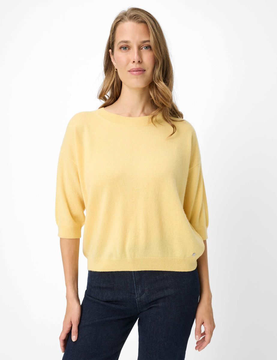 Brax Damen Pullover Style LISA, gelb, Gr. 36