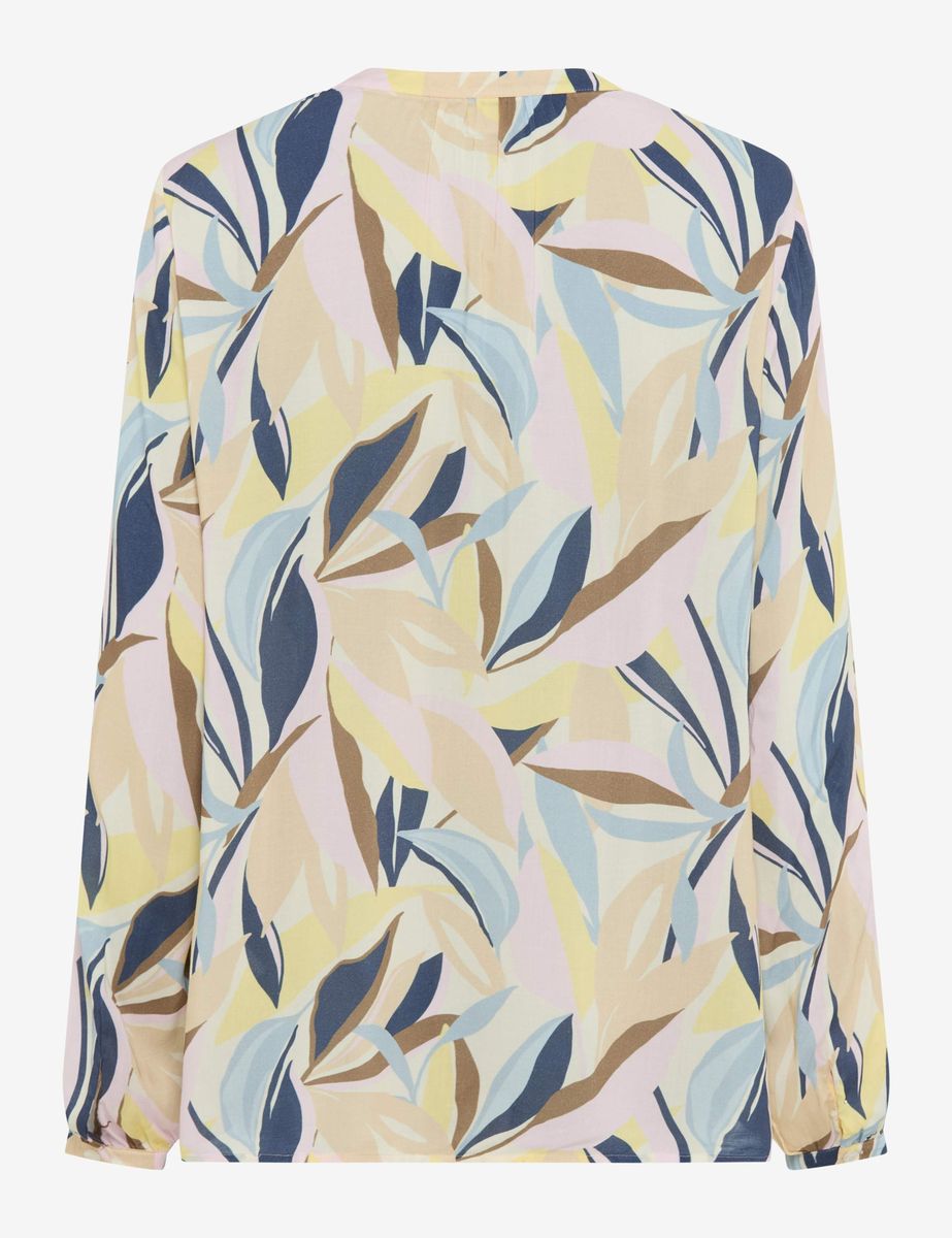 Langärmlige Bluse mit Blumendruck