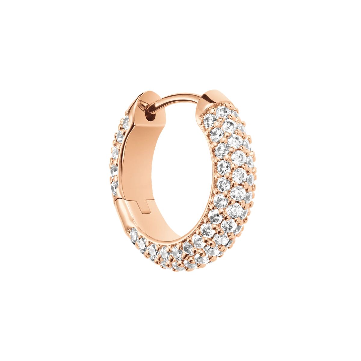 Pavé Kristall Creolen Ohrring