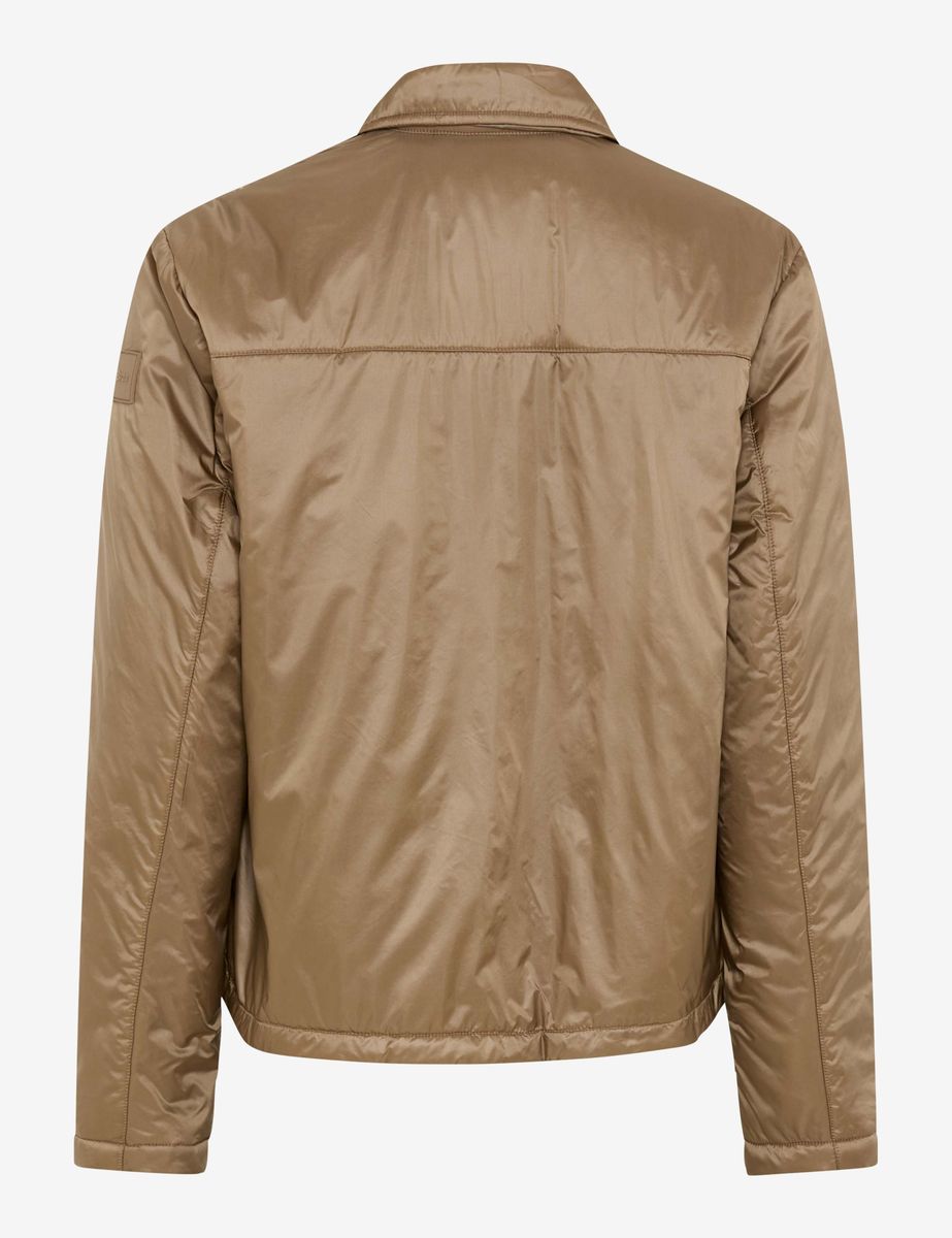 Lässige gesteppte Overshirt-Jacke