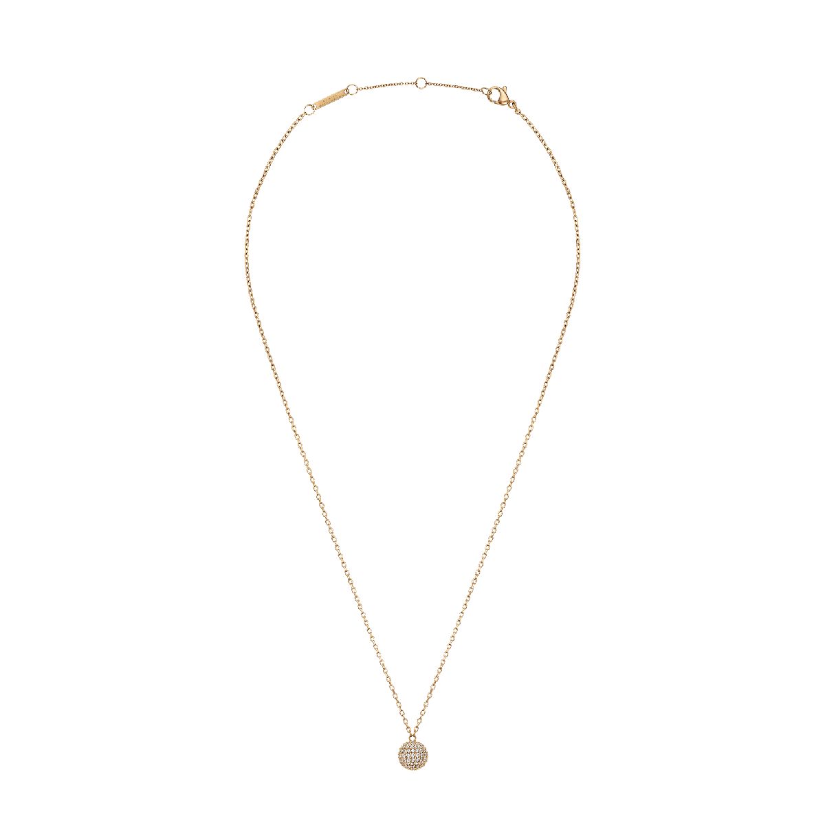 Pavé Kristall Anhänger Halskette