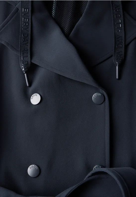 Damen Trenchcoat mit Kapuze