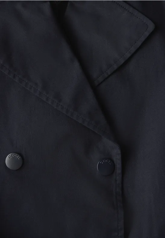 Damen zweireihiger Trenchcoat