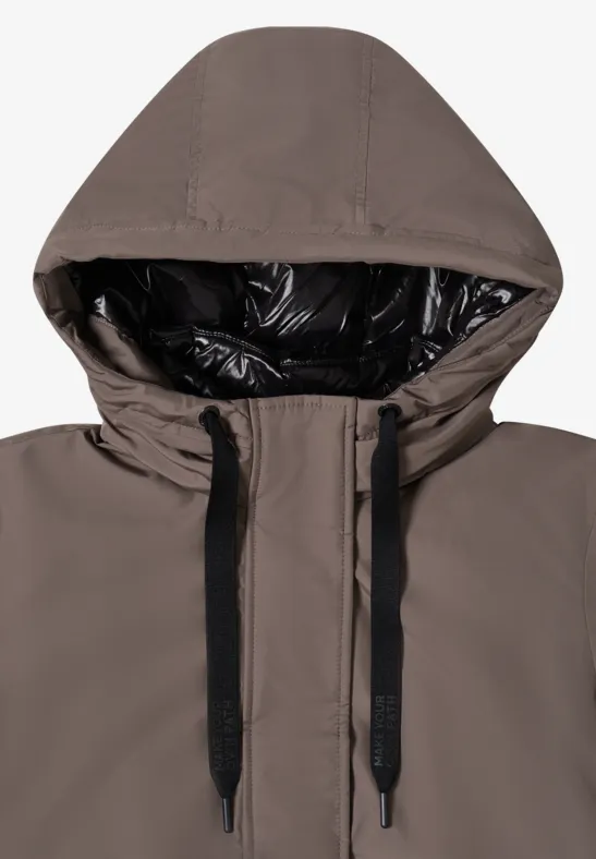 Sportiver, warm gefütterter Damen Parka Mantel