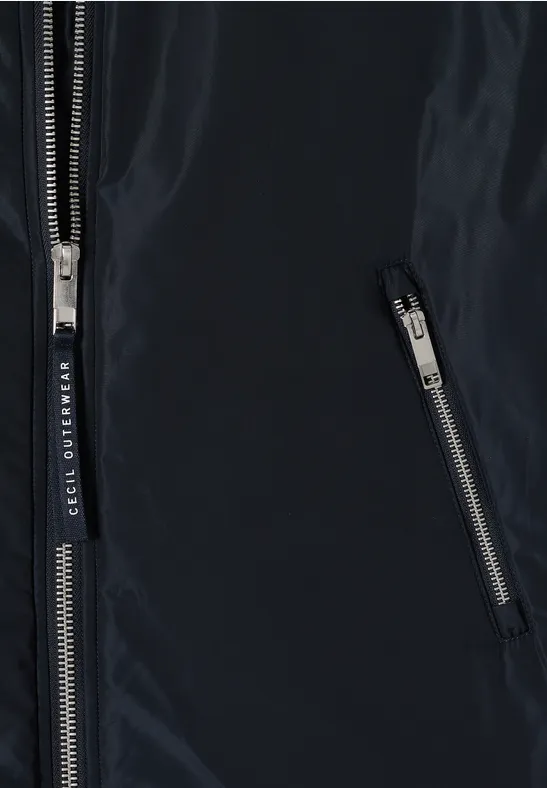 Langer Damen Blouson mit Kapuze