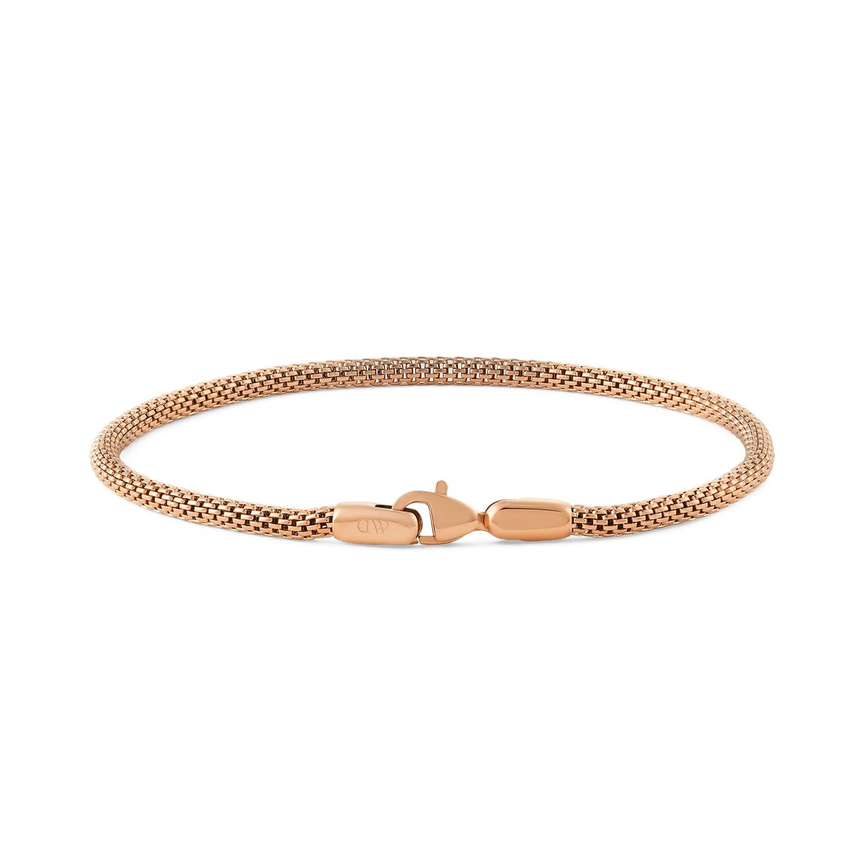 Mesh-Kettenarmband Roségold-Finish