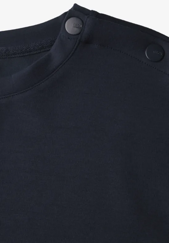 Lässiges Strickkleid in Knielänge