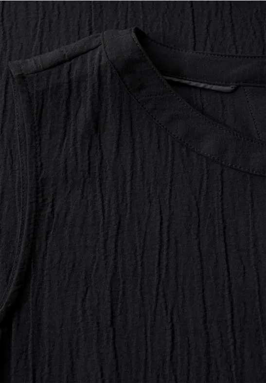 Ärmelloses, strukturiertes Minikleid