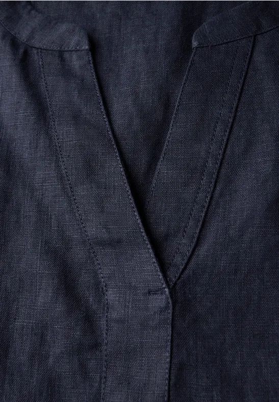 Lässiges Damen Leinenkleid im Tunika-Stil