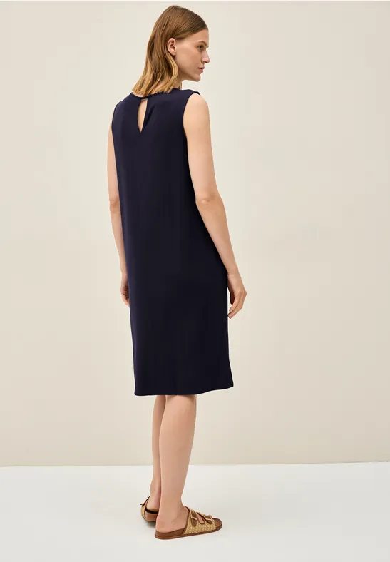 Ärmelloses Jersey-Kleid in lockerer Passform