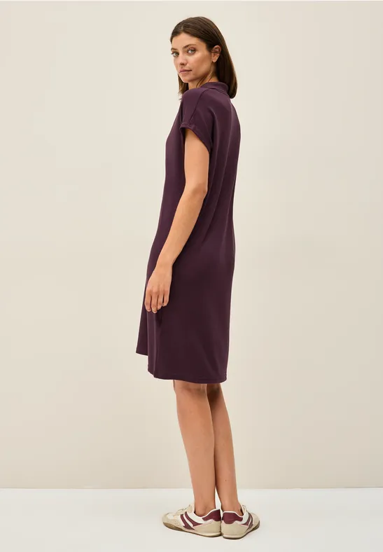 Lässiges Strick-T-Shirt Kleid