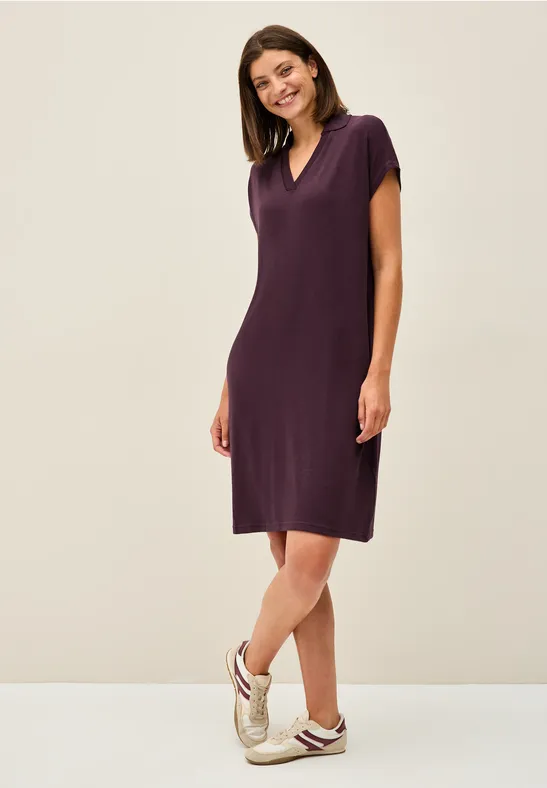 Lässiges Strick-T-Shirt Kleid