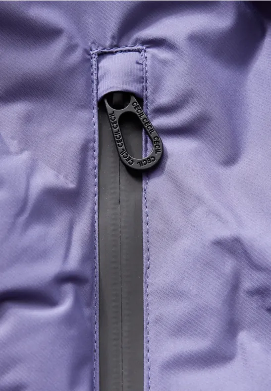 Gesteppte Pufferjacke mit Kapuze