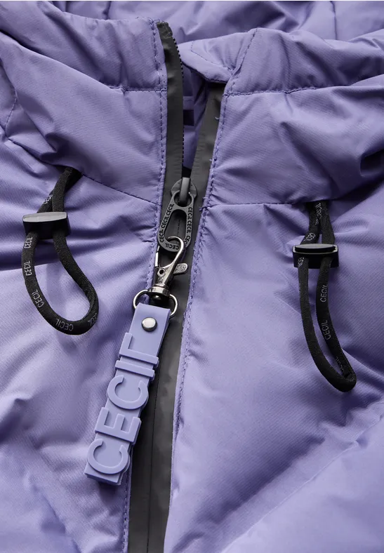 Gesteppte Pufferjacke mit Kapuze