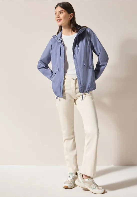 Leichte Damen Windjacke mit Kapuze