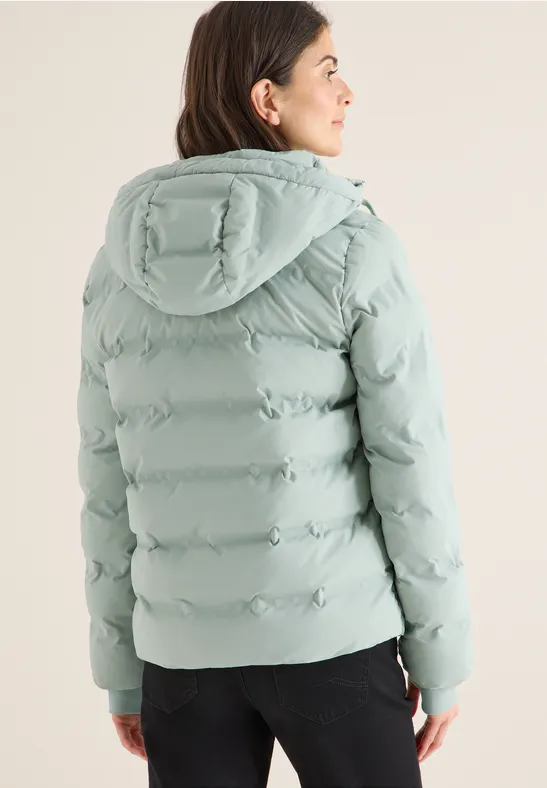 Gesteppte Kapuzenjacke