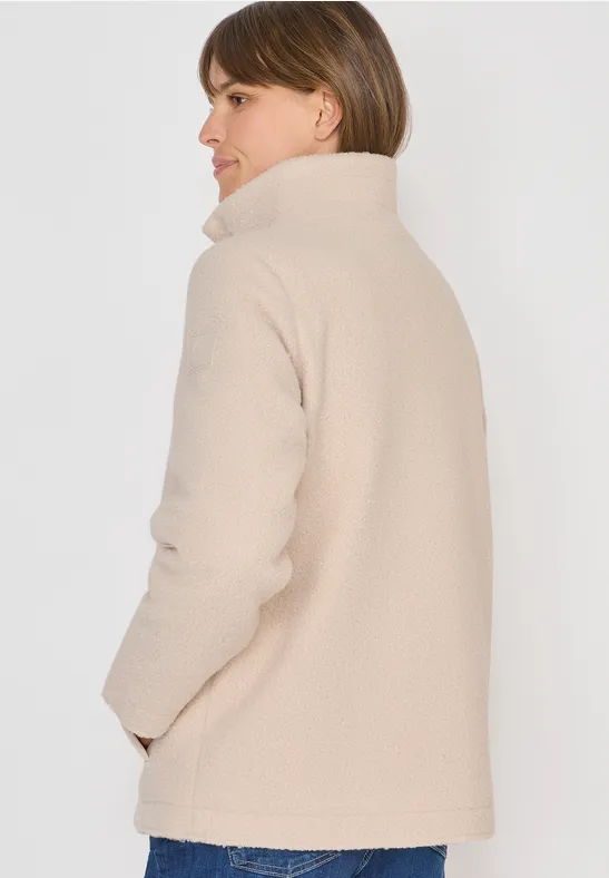 Kuschelige Fleecejacke mit Details