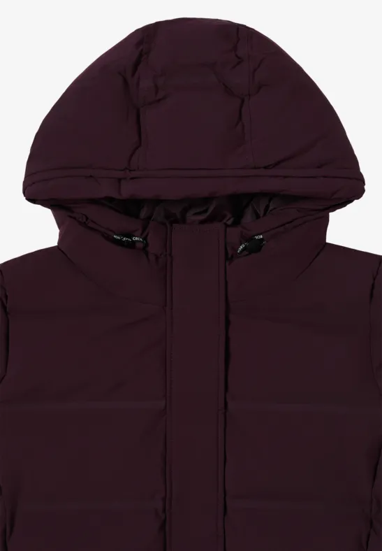 Sportive Steppjacke mit Kapuze