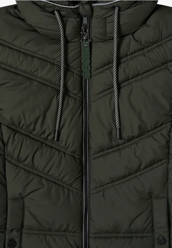 Damen Steppjacke mit Kapuze und Füllung