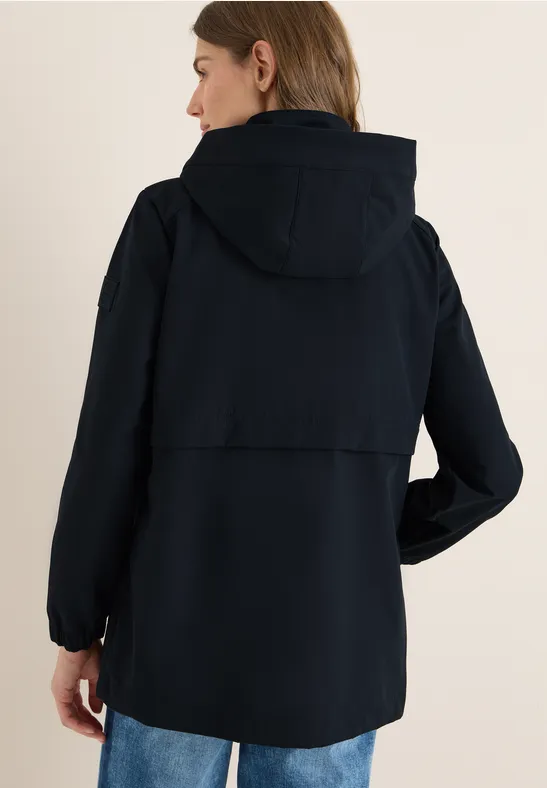 Kurze Trench-Regenjacke für Damen