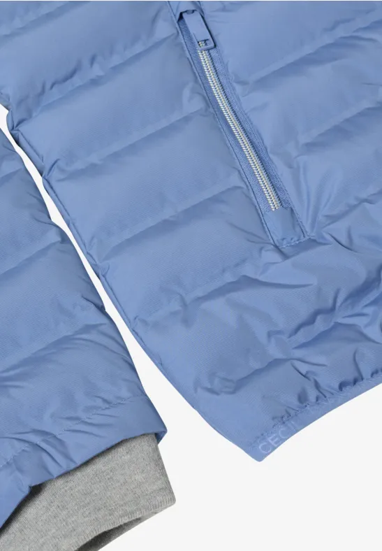 Funktionale Gesteppte Kapuzenjacke im Welded-Look