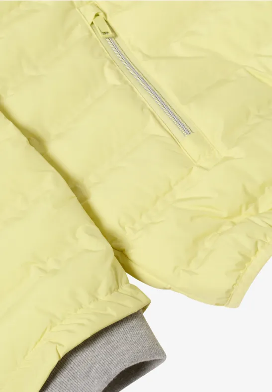 Wattierte Jacke im Welded-Look mit Kapuze
