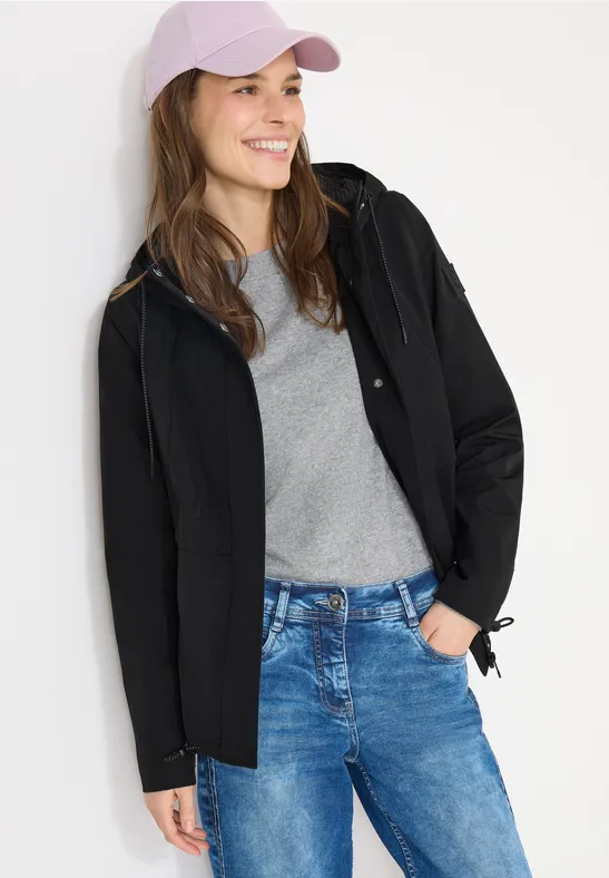 Leichte Übergangs-Windbreakerjacke mit Kapuze