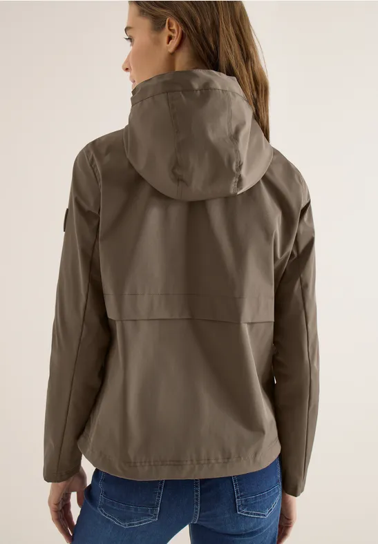 Leichte Damen Windbreaker Jacke mit Kapuze
