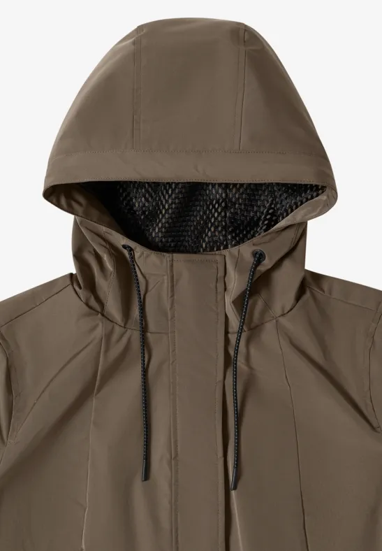 Leichte Damen Windbreaker Jacke mit Kapuze
