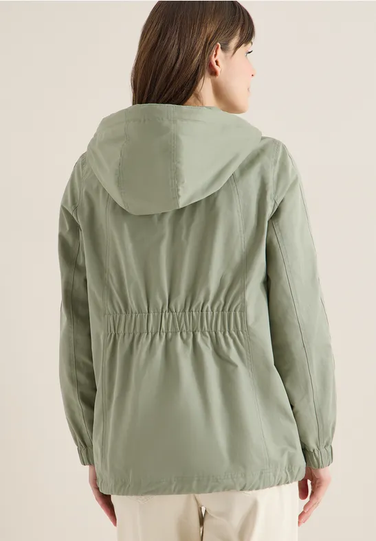 Kapuzenjacke aus Baumwollmischung im Utility-Stil