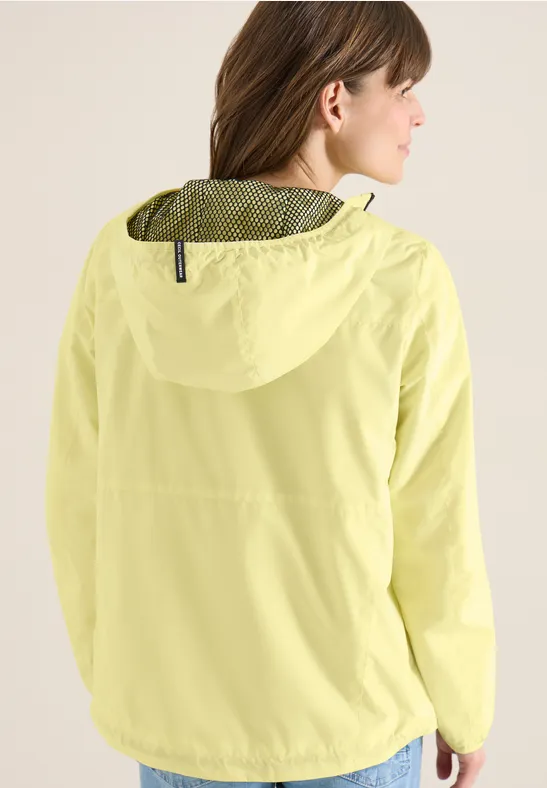 Sportliche Windbreaker Jacke mit Kapuze