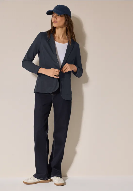 Basic Struktur-Twill-Blazer