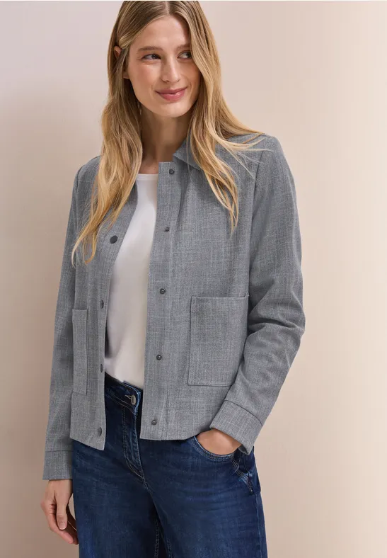 Damen Strickjacke mit Strukturmuster und Taschen