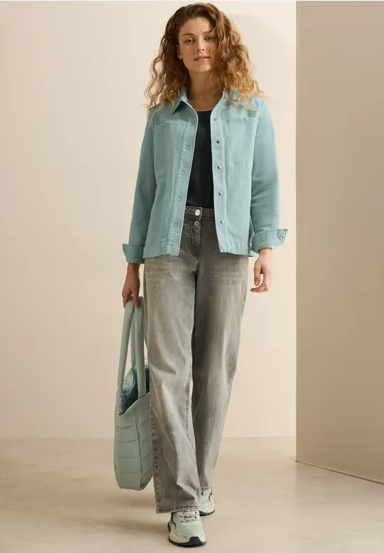 Lässige Cord Overshirt Jacke
