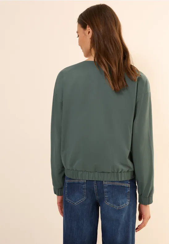 Leichte Damen Blouson Jacke in Grün