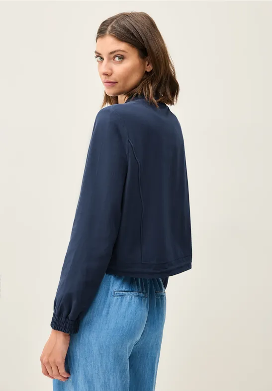 Damen Blouson Jacke in Marineblau