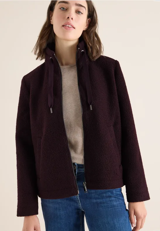 Damen Teddyfleece Jacke mit Relaxed-Fit