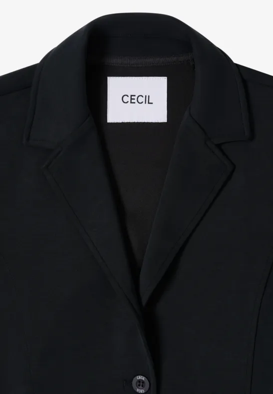 Blazer mit Silk-Touch aus Modal-Mix